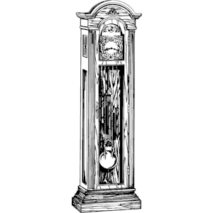Grandfather Clock clipart, cliparts of Grandfather Clock free 