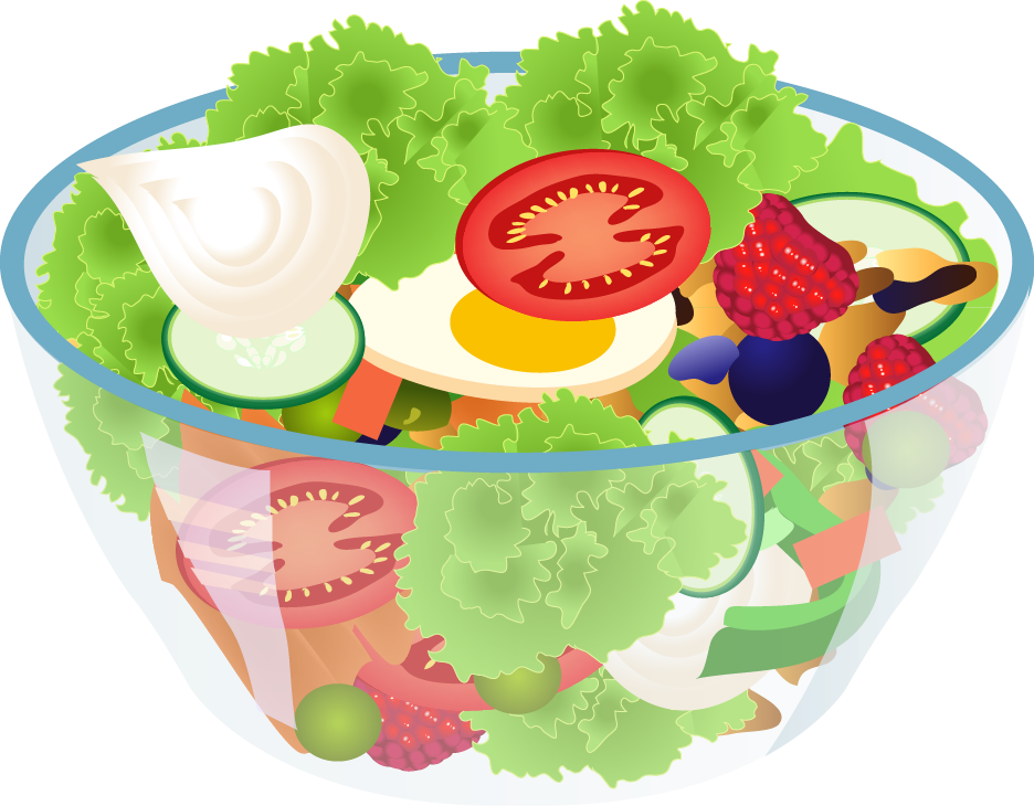 Salad image free clip art 