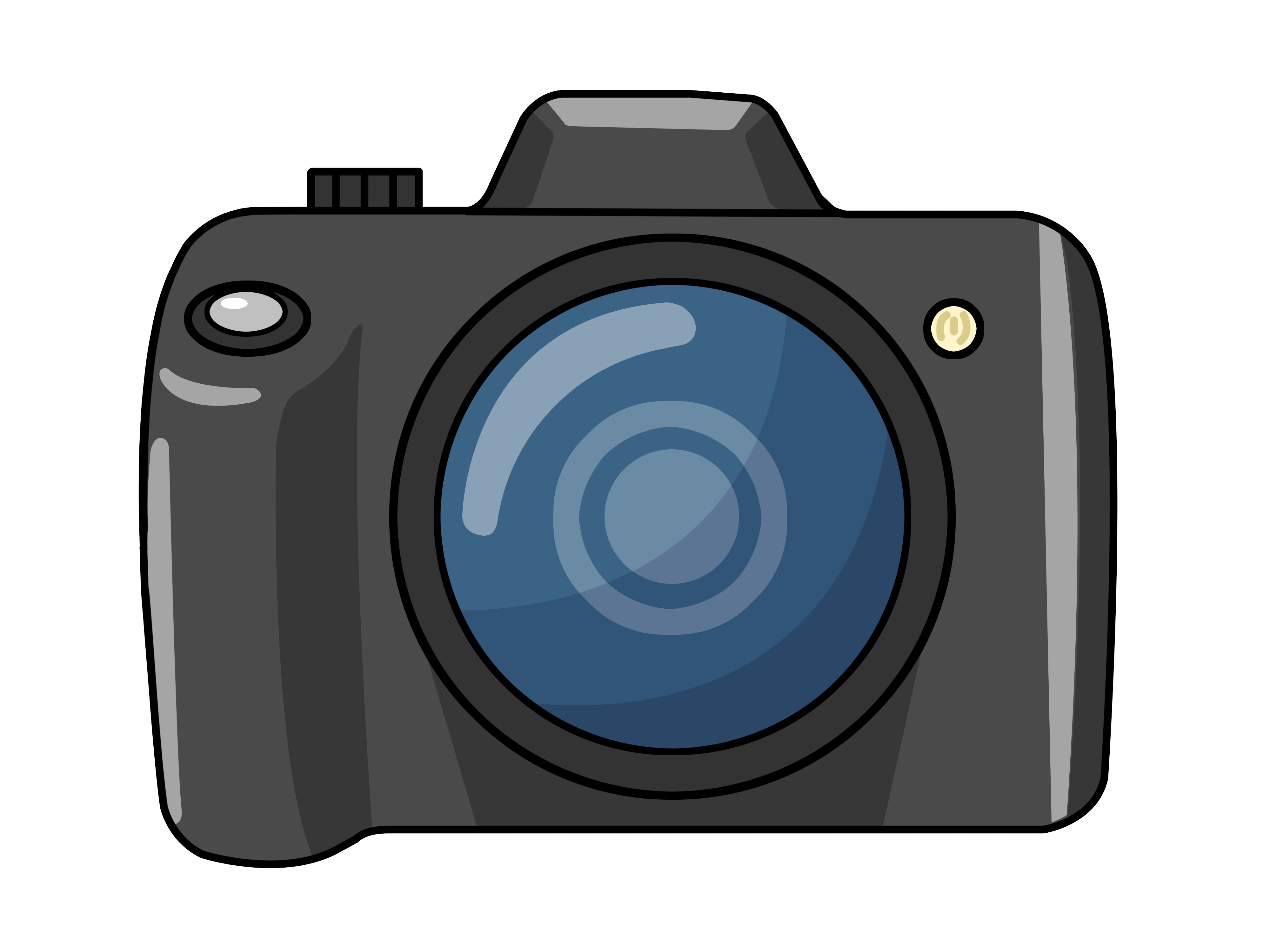 Cartoon Camera Clipart 