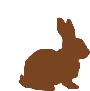 Chocolate Easter Bunny Clip Art at Clker 