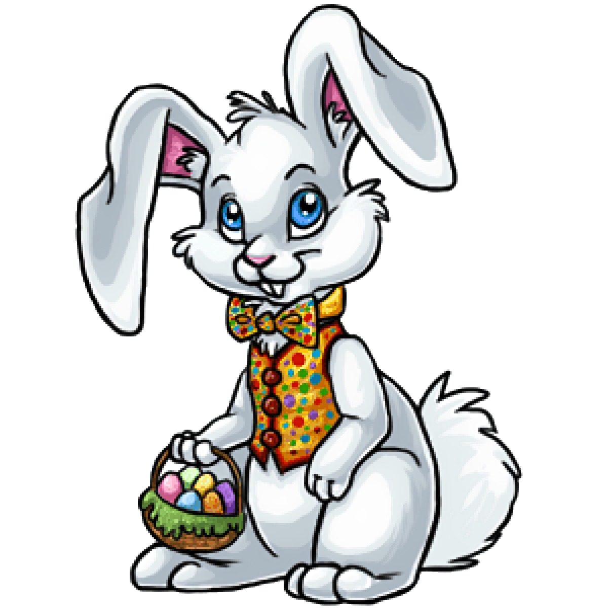Easter Rabbits Clip Art Free 