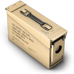 Small Ammo Box Icon, PNG ClipArt Image 