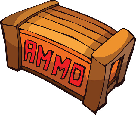 Ammo Box Clip Art, Vector Image  Illustrations 