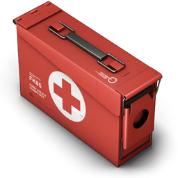 Red Ammo Box Icon, PNG ClipArt Image 