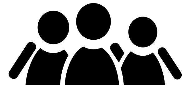 Clipart people group angry black and white 