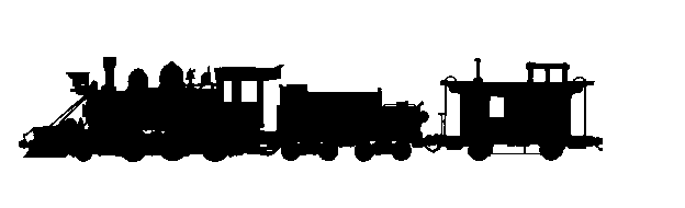 Steam Train Silhouette 