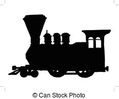 Train clipart silhouette 