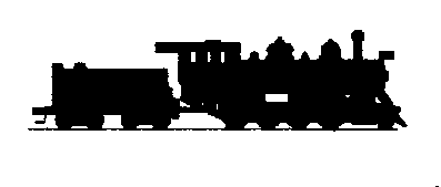 Train silhouette clip art 