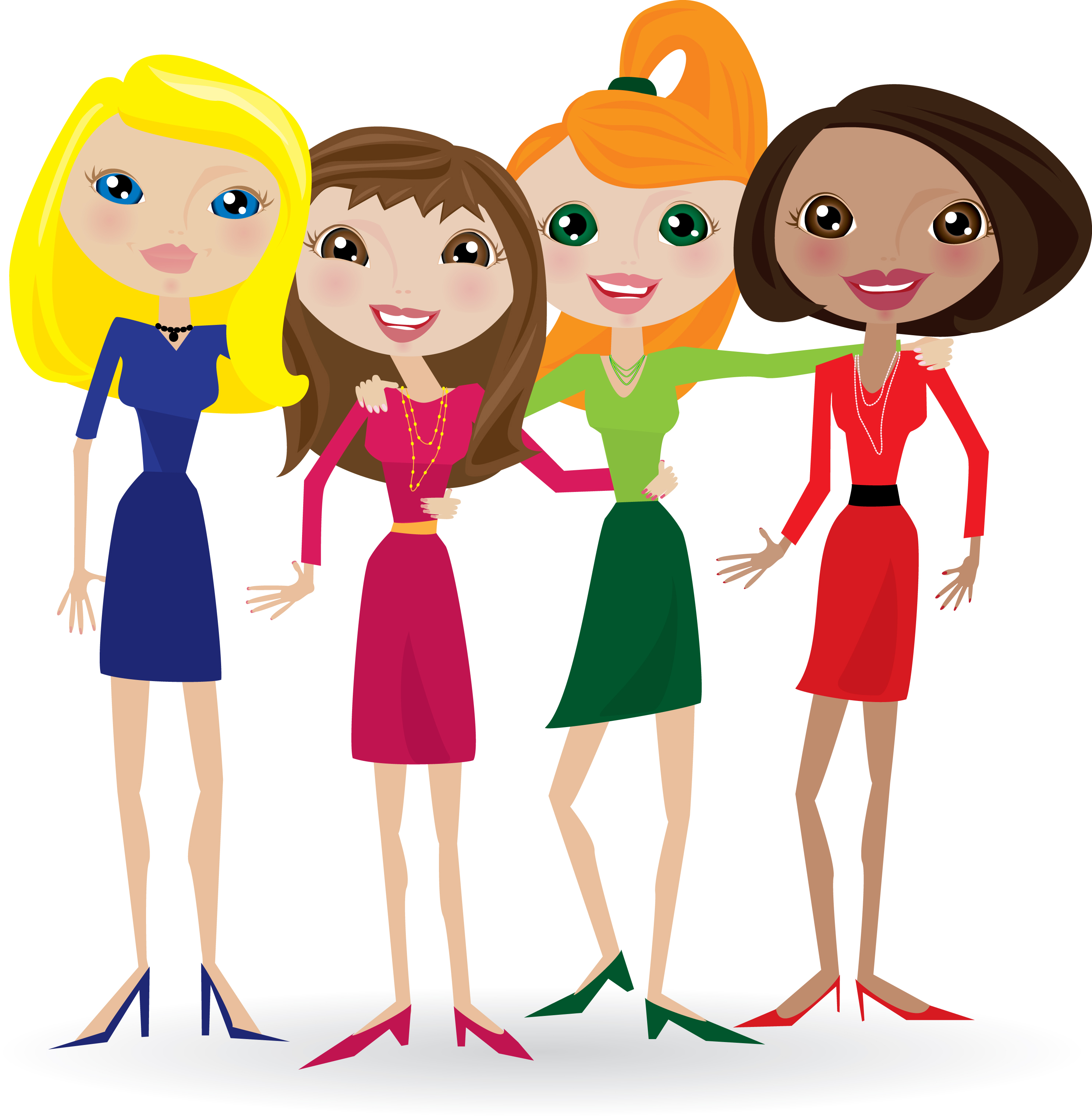 spending-time-with-friends-clipart-cute