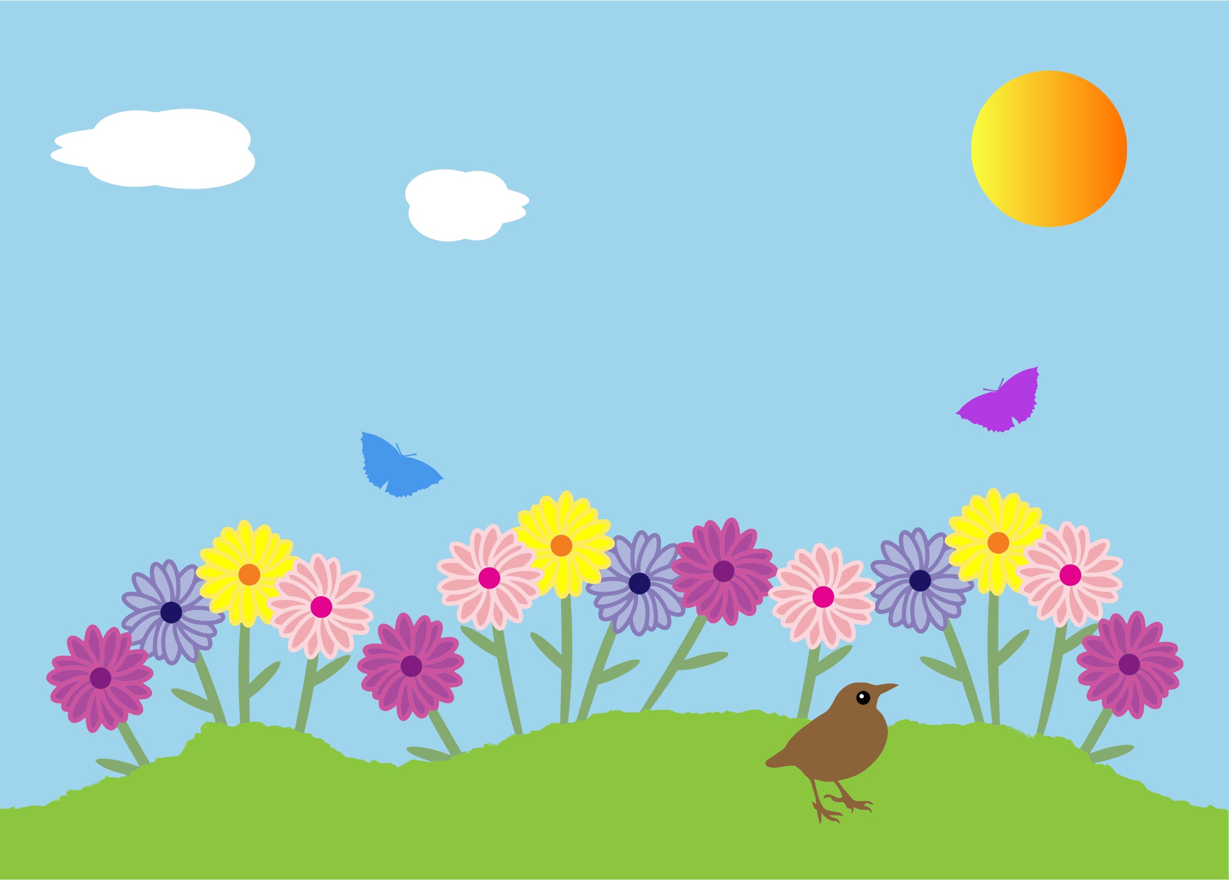 Flower Garden Clipart Png 