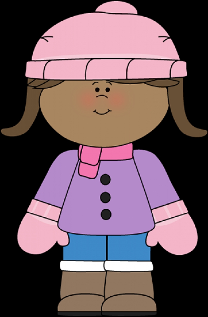 winter clothes pictures for kids clipartsco with regard to girl in 