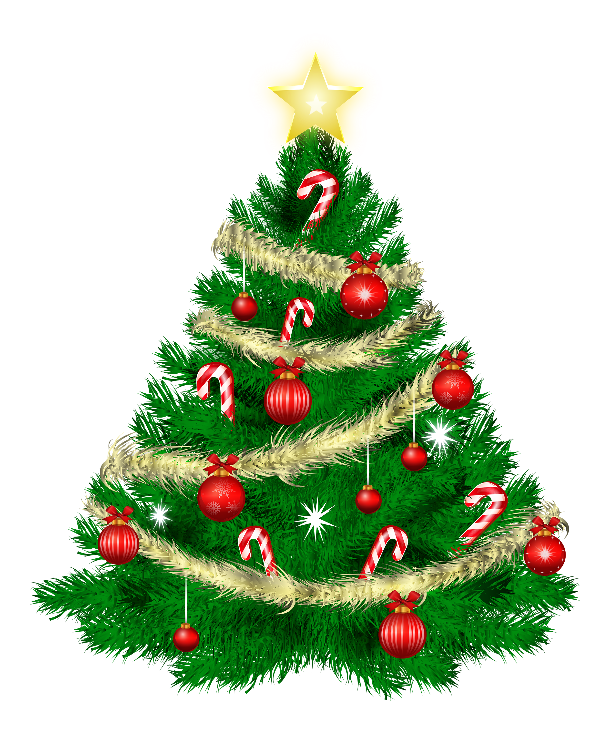 Christmas tree pictures clip art 