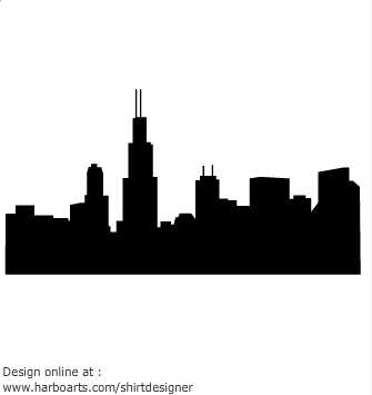 Chicago City Skyline Clipart 