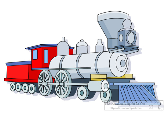 Train locomotive clipart 