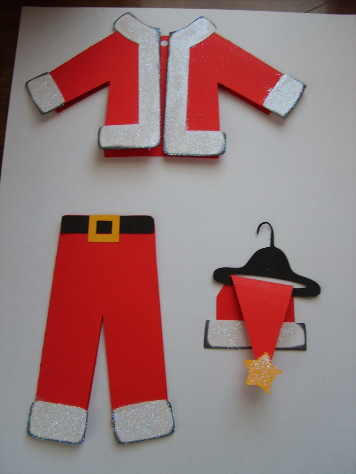Printable Santa Suit Template