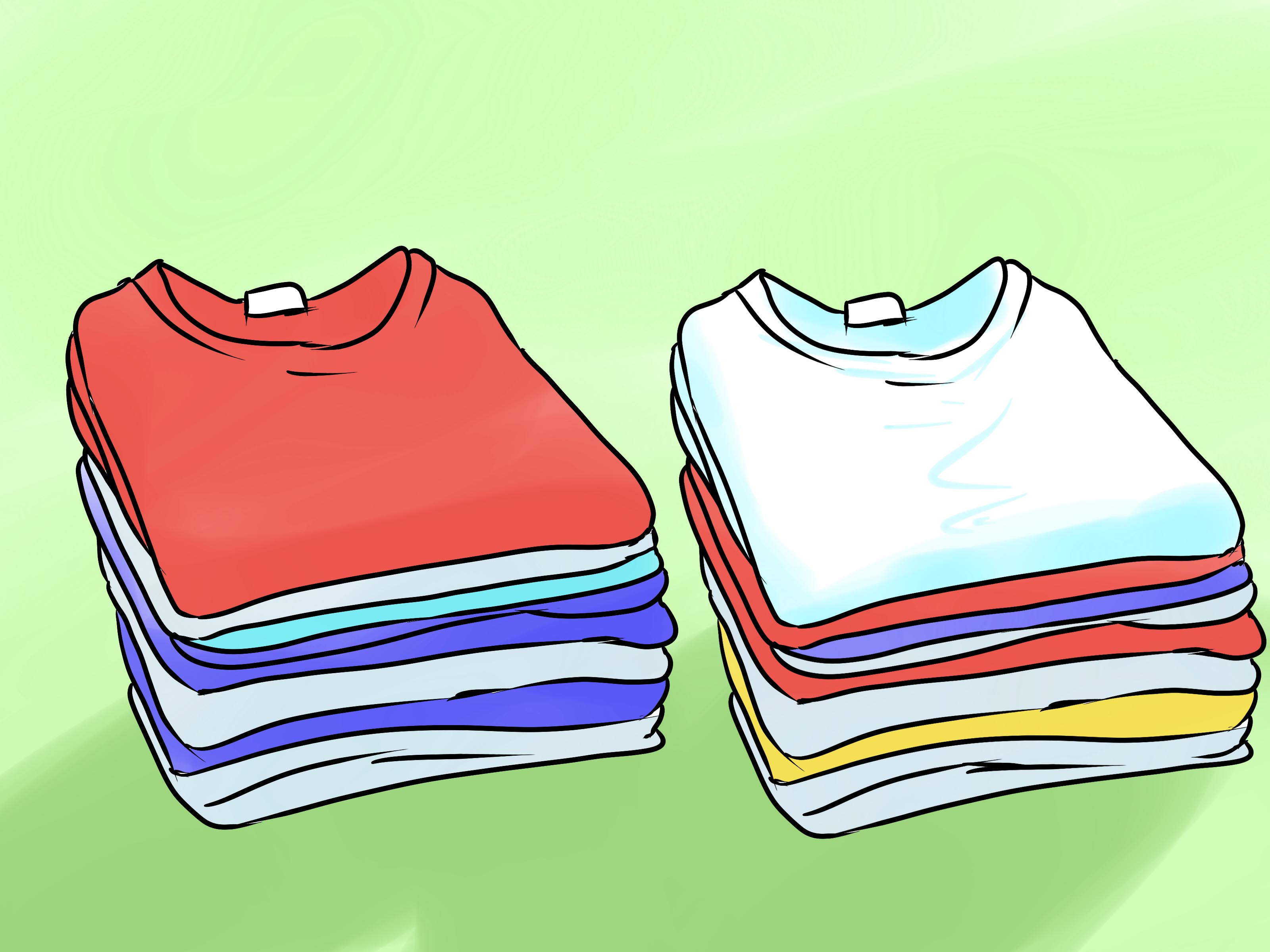 folding clothes clipart