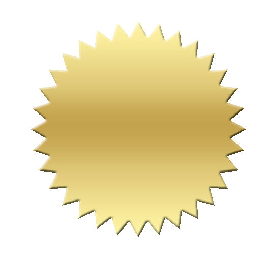 Gold seal clipart 