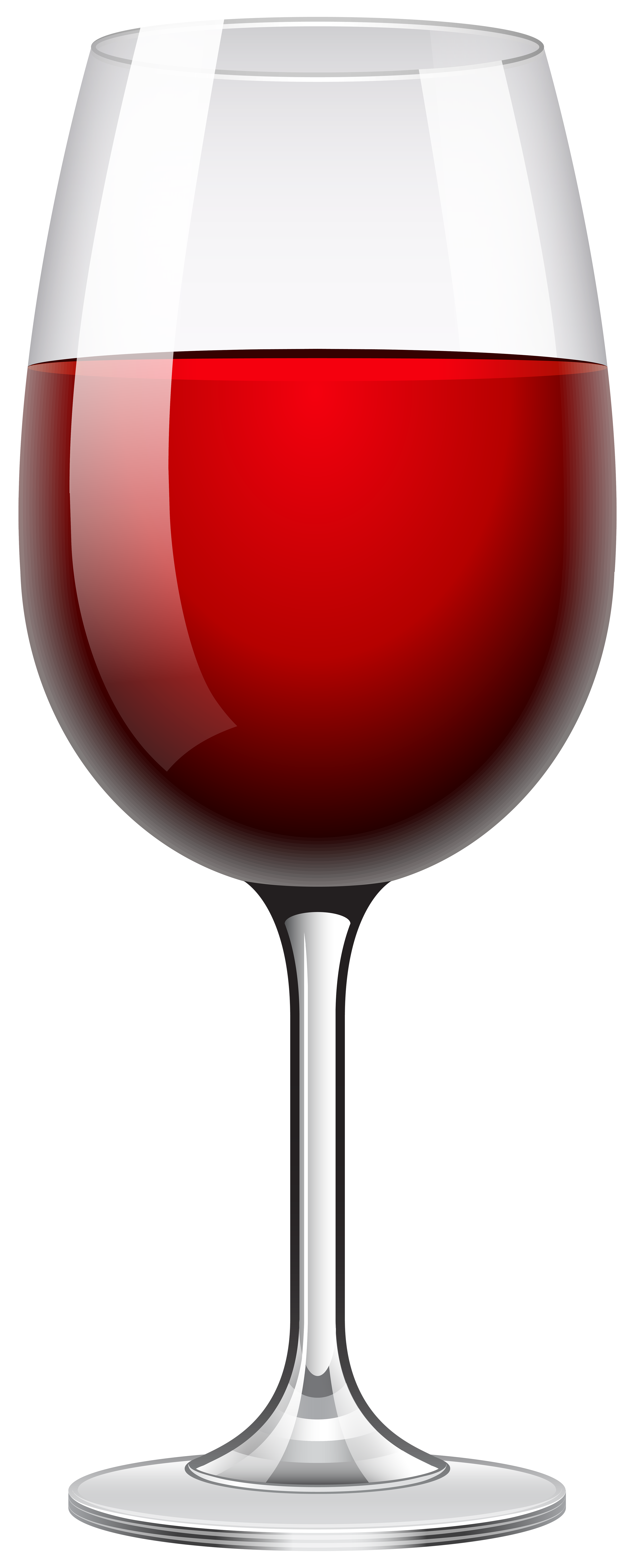 Red Wine Glass Transparent PNG Clip Art Image 