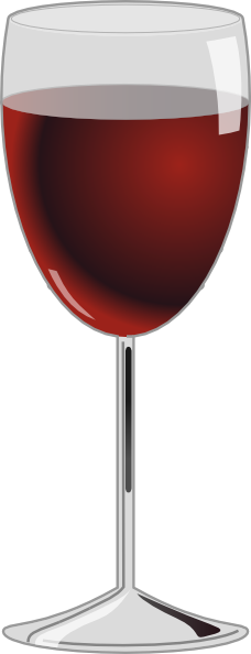Glass Of Wine clip art Free Vector / 4Vector 