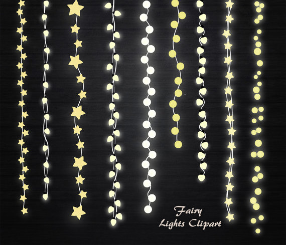 Lights Clipart, Fairy Lights Clipart Clip Art, String Lights 