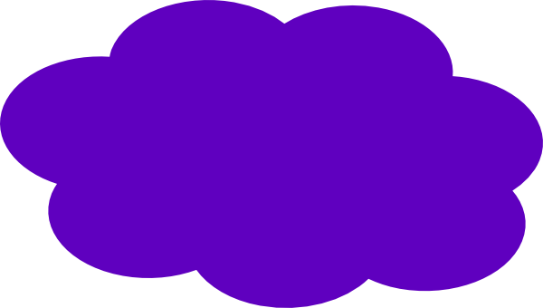 Purple Cloud Clip Art at Clker 