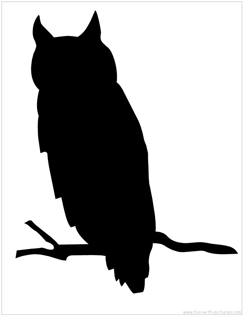 Owl Silhouette Clip Art 