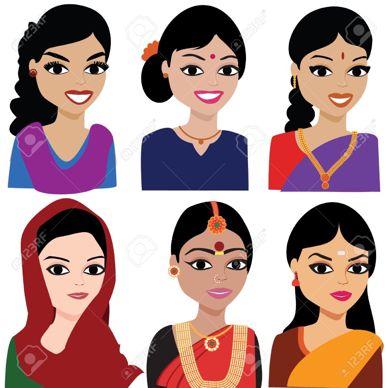 Gorgeous Women Cliparts