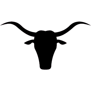 bull horns silhouette