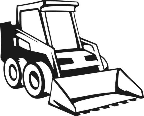 Bobcat Equipment Coloring Pages