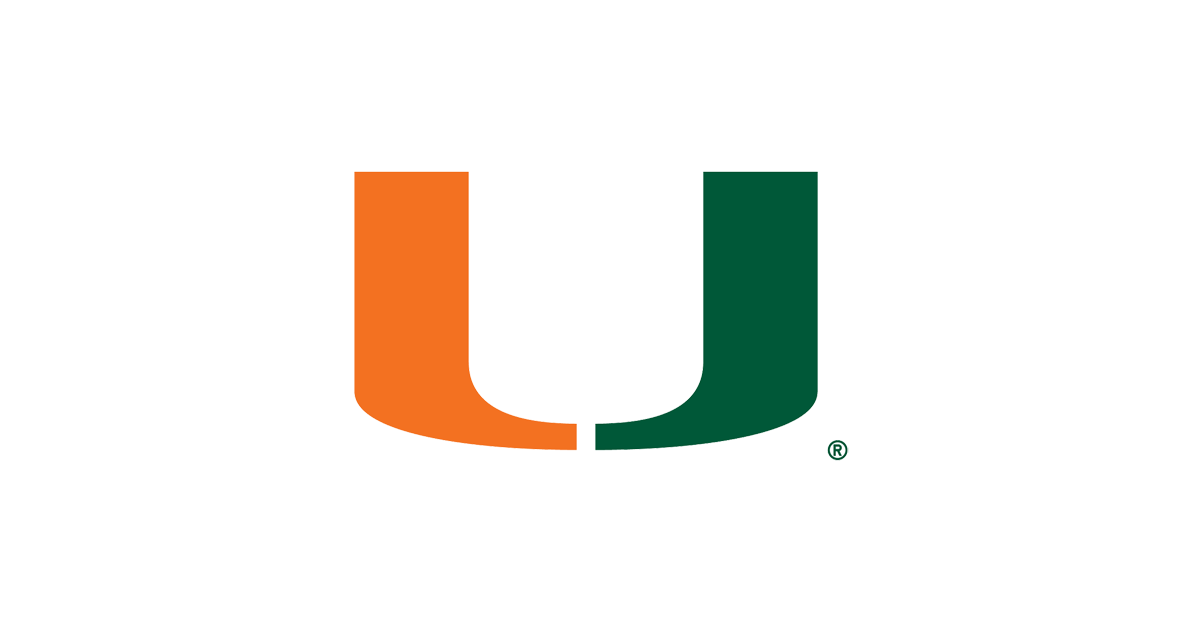 Free University Of Miami Logo Png, Download Free University Of Miami