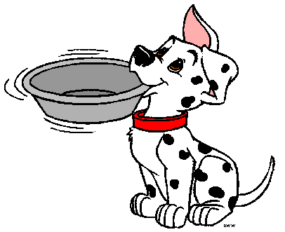 Dalmatian puppy clipart 