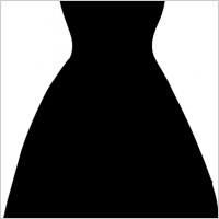 Dress Clip Art Black And White 