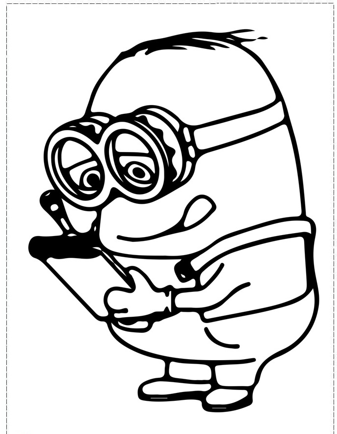 Free Minions Black And White, Download Free Minions Black And White png