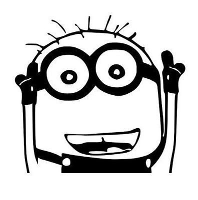 Free Black And White Minions, Download Free Black And White Minions png ...