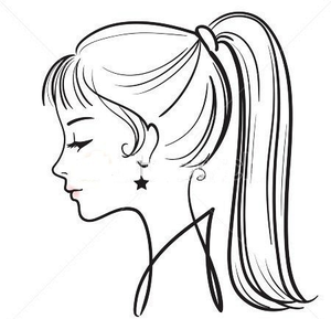 Human head silhouette. Face side view. Elegant silhouette of part of human  face. Ink sketch effect Stock Illustration | Adobe Stock