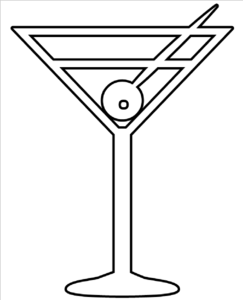 Martini Clipart 