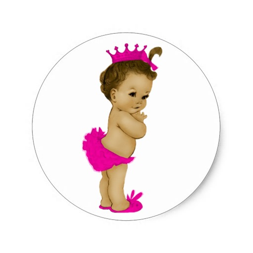 Princess Baby Girl Clipart 