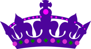 Purple Queens Crown Clip Art at Clker 