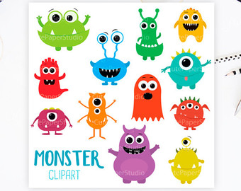 Baby Monster Clipart | Cute and Adorable Monster Images for Kids