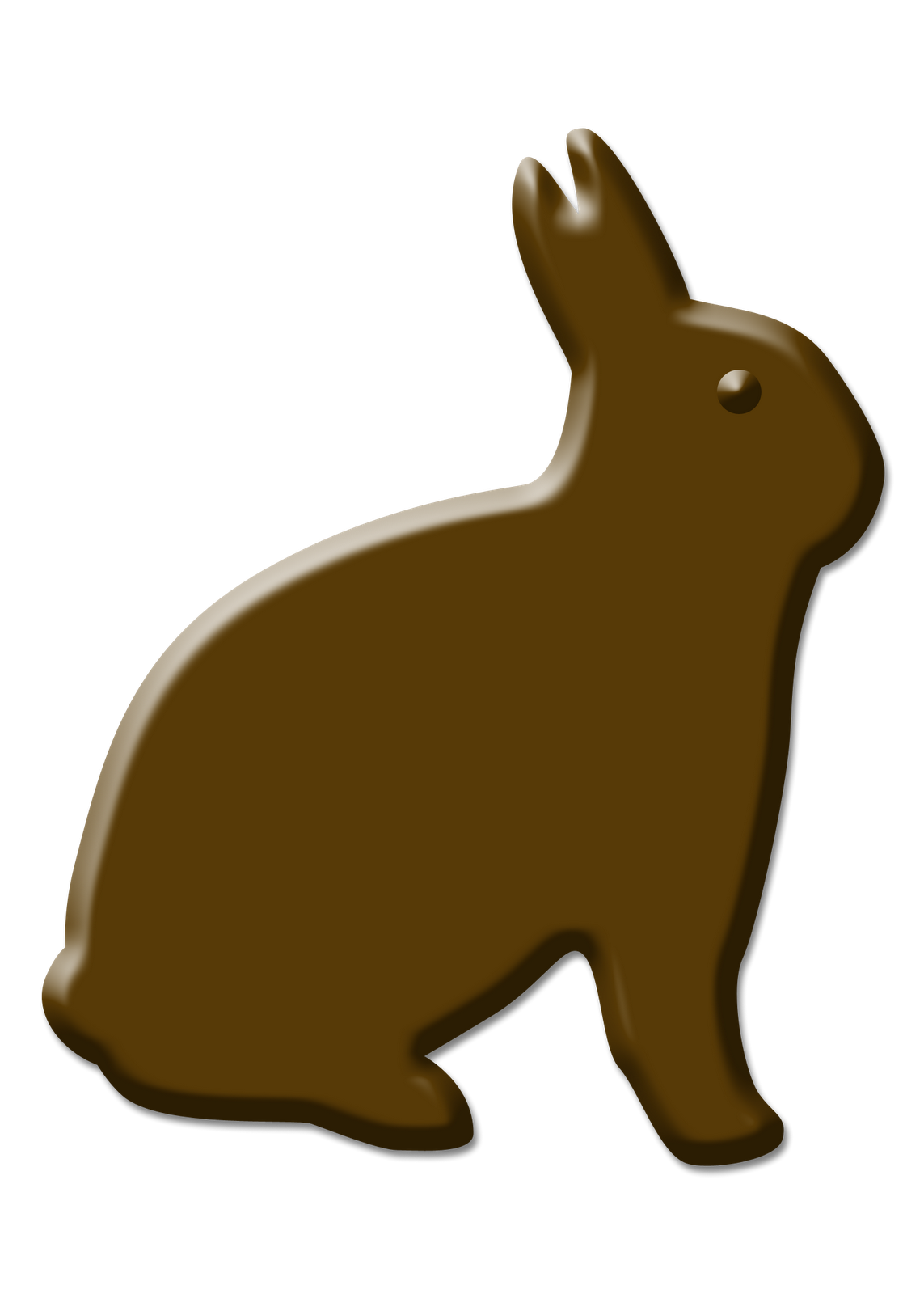 Chocolate Rabbit Clipart 