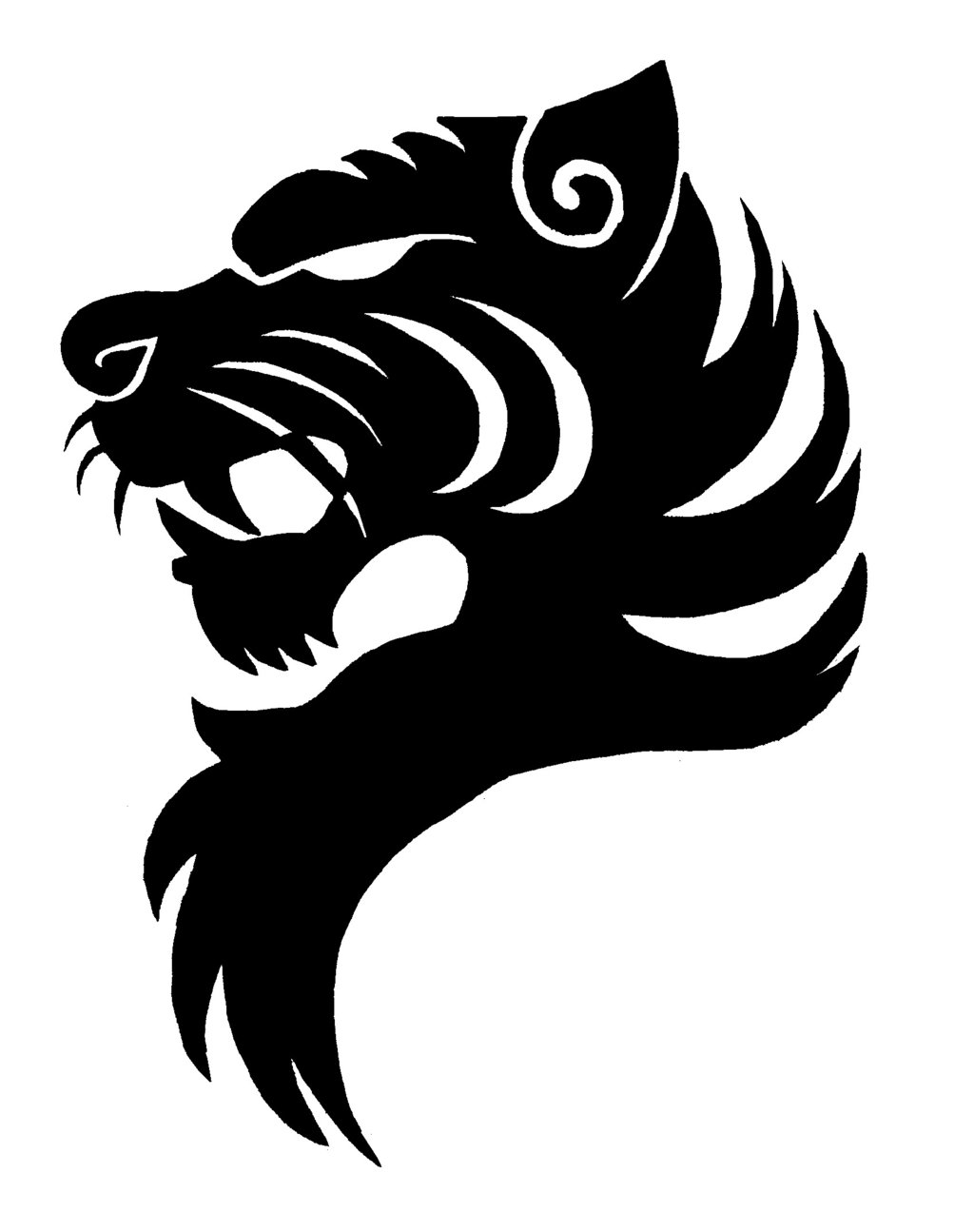 Tiger Logo Black And White Png