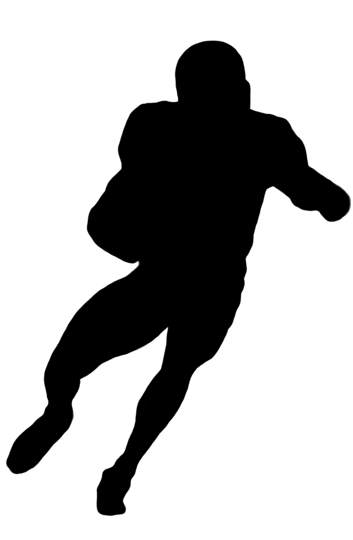 Football Silhouette Clip Art 