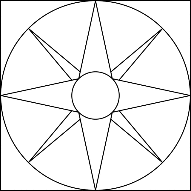 Geometric Block Pattern 76 