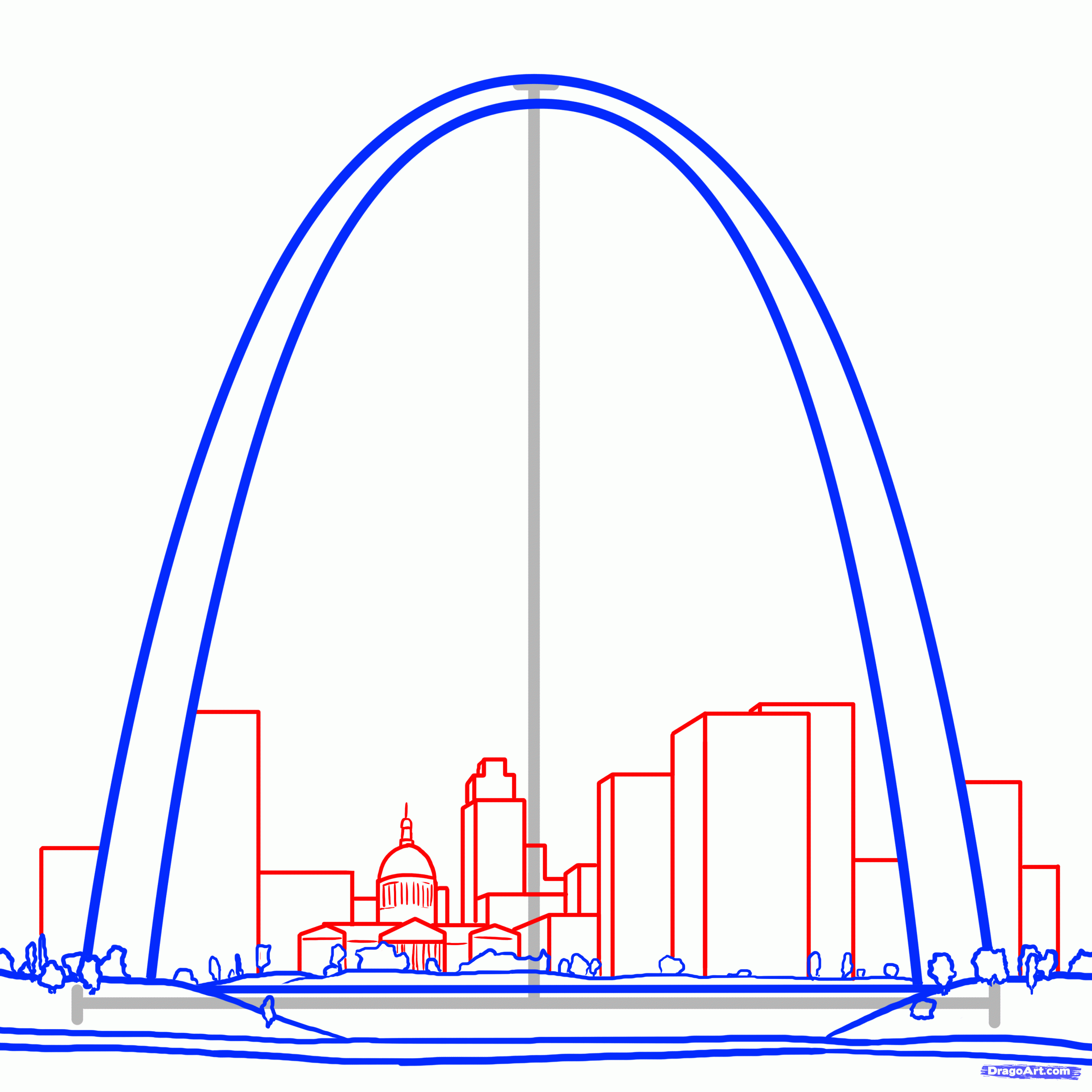 Рисунок арка современный