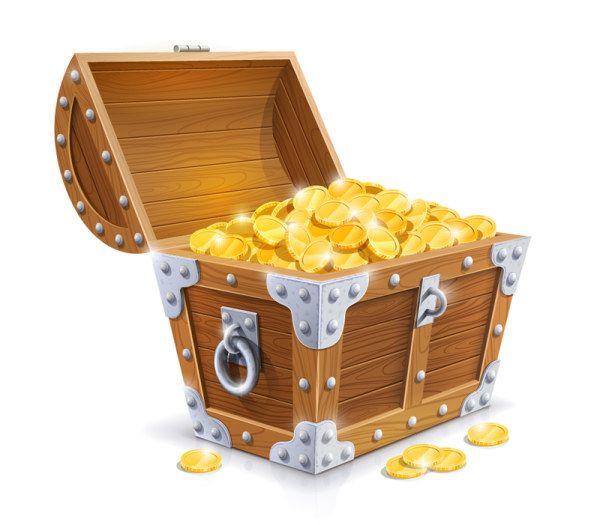 pirate treasure chest clipart