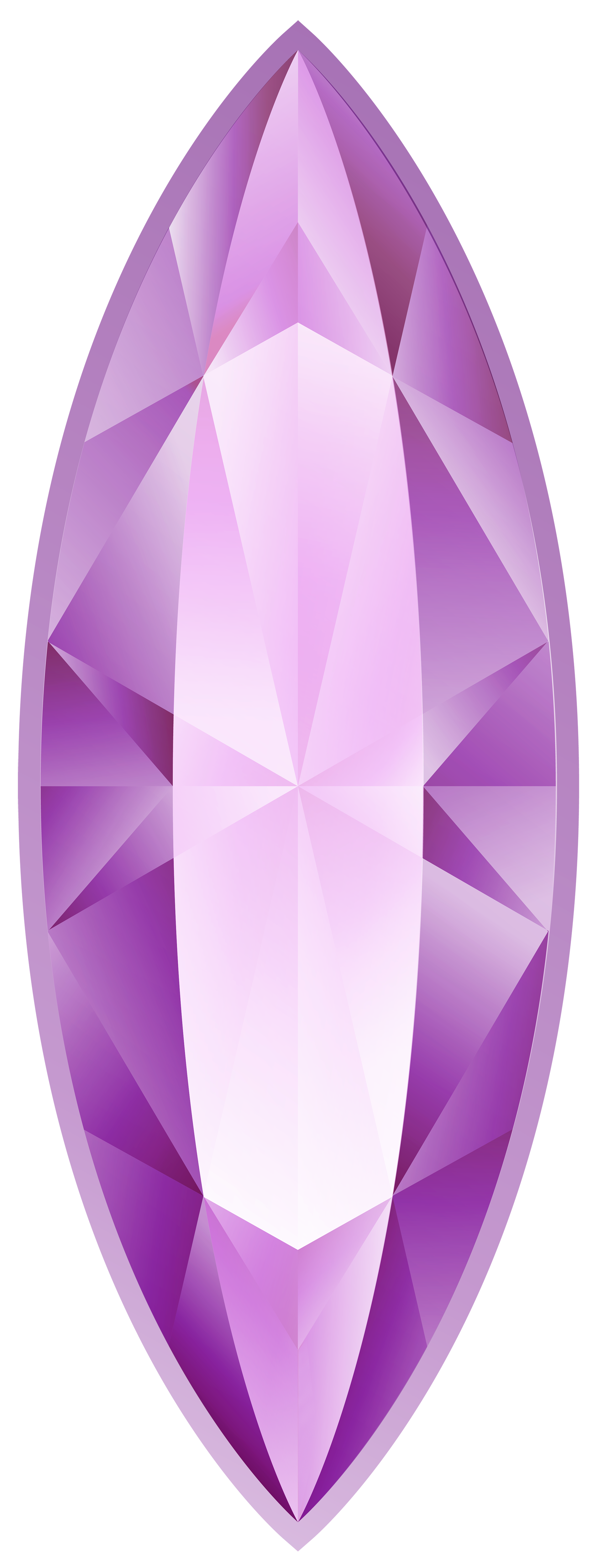 Purple Diamond PNG Clip Art Image 