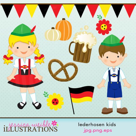 German Party Cliparts