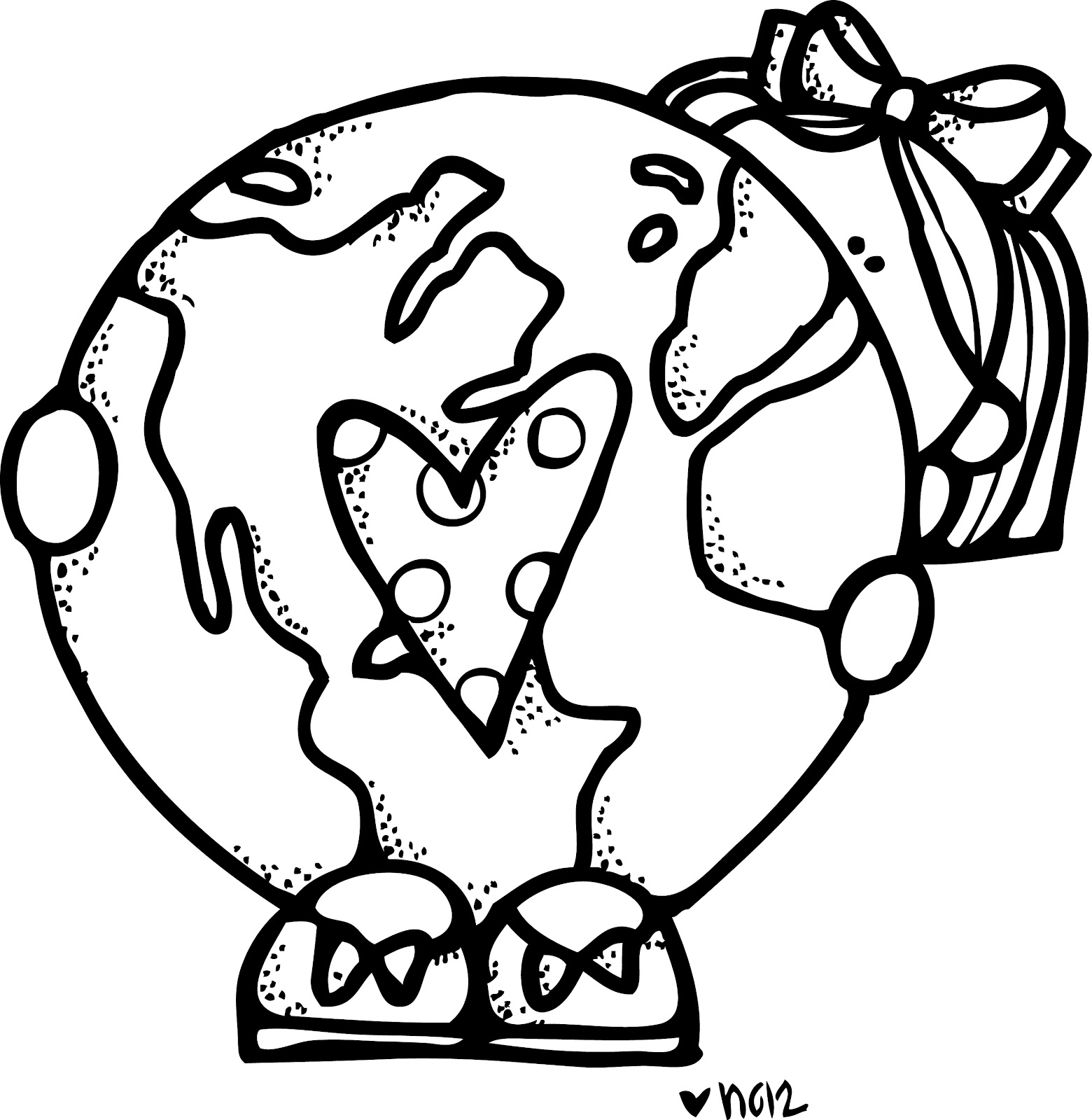 Coloring Page Plant Trees Earth Day Clipart Black And White 