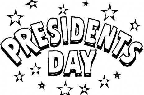 Free president day clipart black and white 