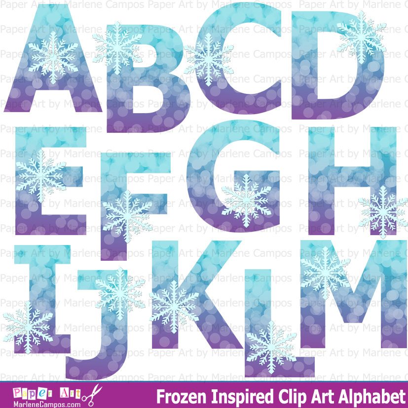 frozen letters